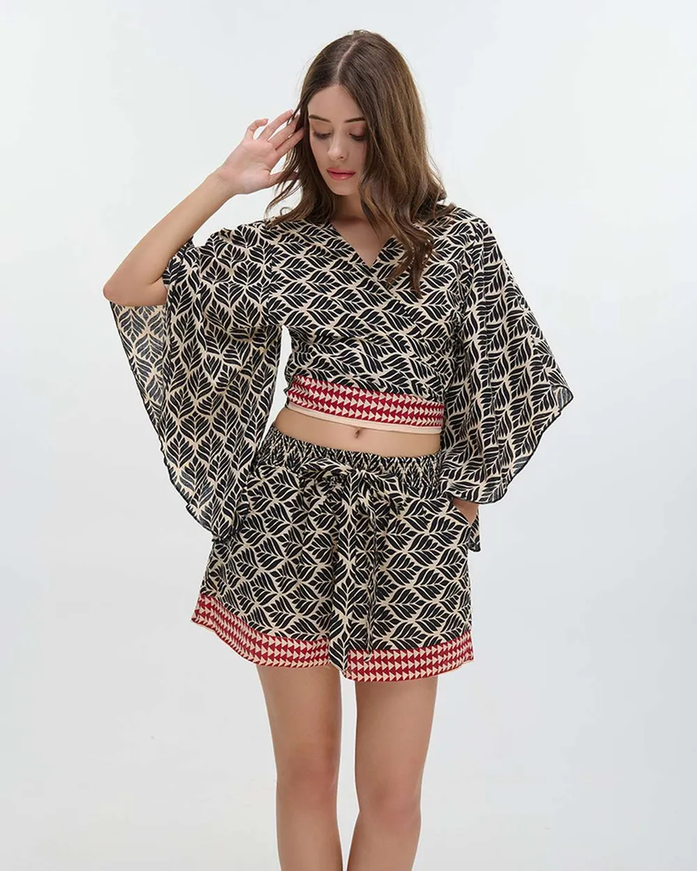 ΤΟΠ ΜΑΚΡΥΜΑΝΙΚΟ ΔΕΤΟ ΜΑΥΡΟ/ΛΕΥΚΟ/ΚΟΚΚΙΝΟ ONE SIZE (100% COTTON)