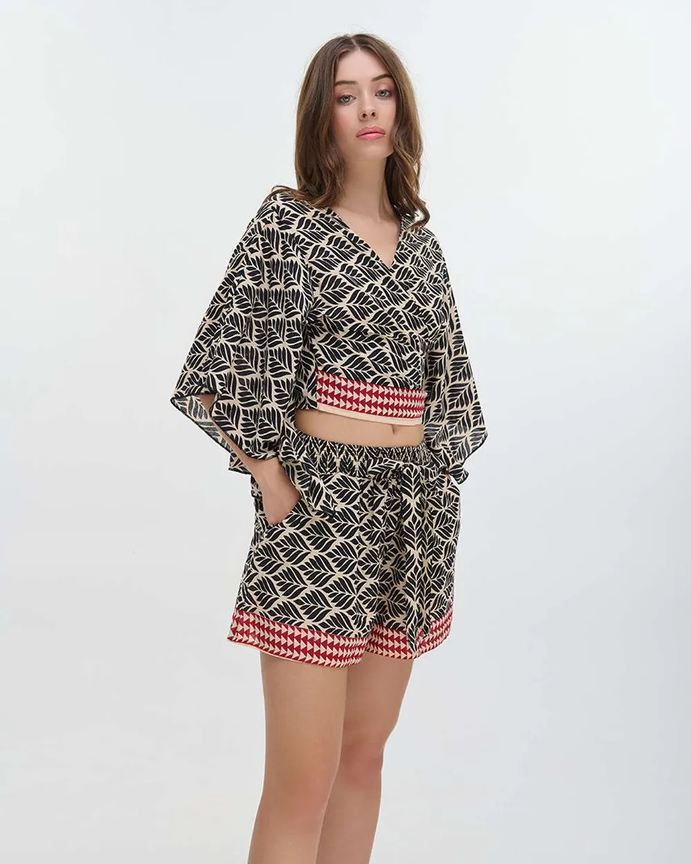 ΤΟΠ ΜΑΚΡΥΜΑΝΙΚΟ ΔΕΤΟ ΜΑΥΡΟ/ΛΕΥΚΟ/ΚΟΚΚΙΝΟ ONE SIZE (100% COTTON)