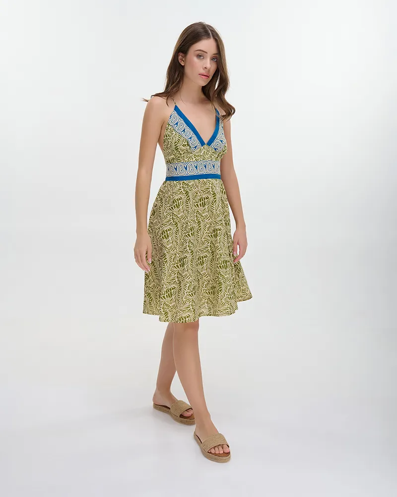 ΦΟΡΕΜΑ ΚΟΝΤΟ ΑΜΑΜΝΙΚΟ ΛΑΔΙ/ΛΕΥΚΟ/ΜΠΛΕ ONE SIZE (100% COTTON)