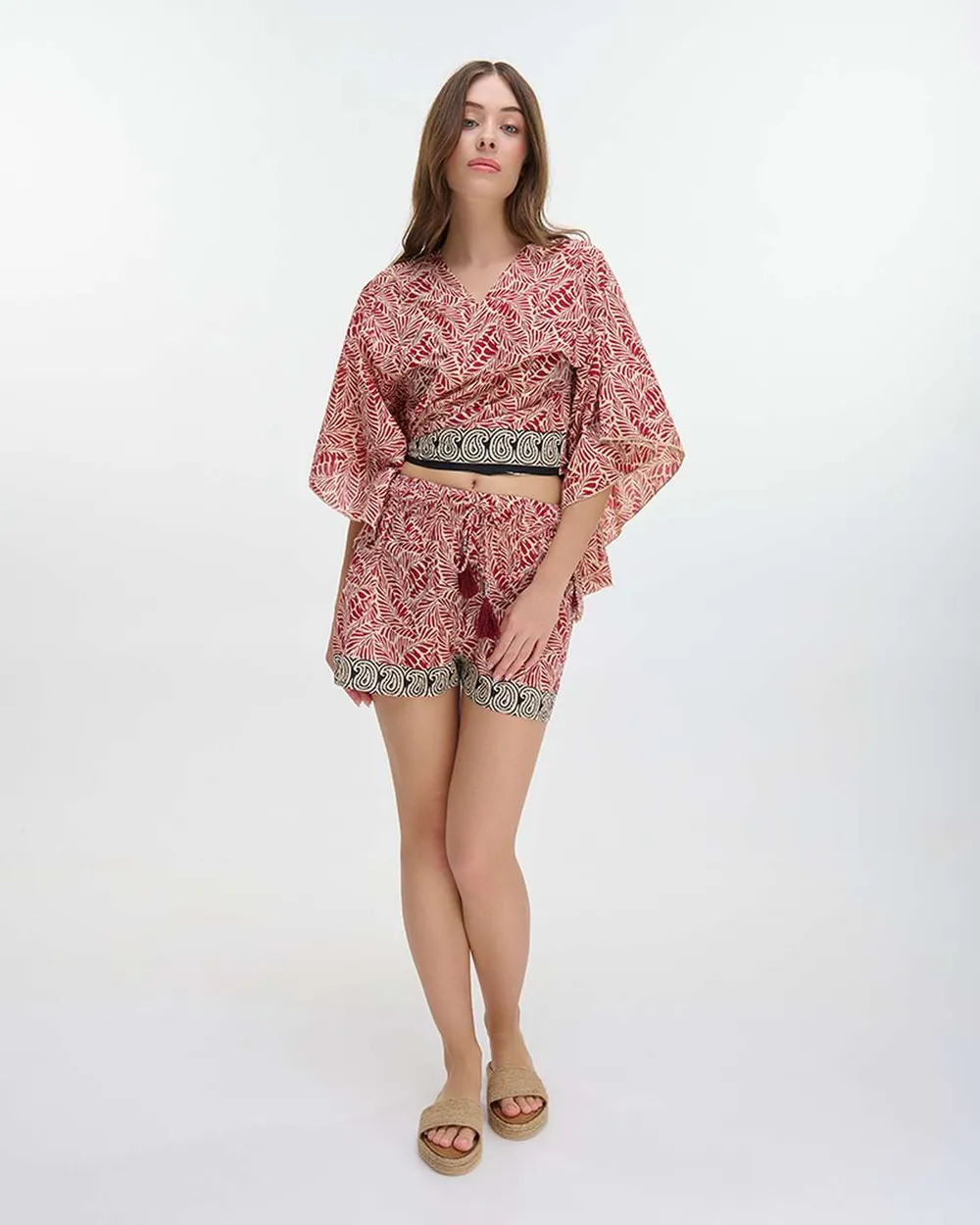 ΤΟΠ ΜΑΚΡΥΜΑΝΙΚΟ ΔΕΤΟ ΚΟΚΚΙΝΟ/ΛΕΥΚΟ/ΜΑΥΡΟ ONE SIZE (100% COTTON)