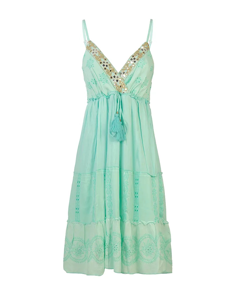 ΦΟΡΕΜΑ ΚΟΝΤΟ ΑΜΑΝΙΚΟ ΤΥΡΚΟΥΑΖ ΜΕ ΧΡΥΣΕΣ ΛΕΠΤΟΜΕΡΕΙΕΣ ONE SIZE (100% VISCOSE)