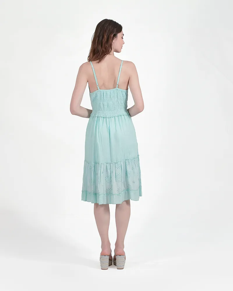 ΦΟΡΕΜΑ ΚΟΝΤΟ ΑΜΑΝΙΚΟ ΤΙΡΚΟΥΑΖ ΜΕ ΧΡΥΣΕΣ ΛΕΠΤΟΜΕΡΕΙΕΣ ONE SIZE (100% VISCOSE)