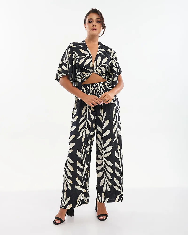 S/2 ΤΟΠΑΚΙ ΚΑΙ ΠΑΝΤΕΛΟΝΑ ΜΑΥΡΟ ΜΕ ΕΚΡΟΥ ΛΕΠΤΟΜΕΡΕΙΕΣ ONE SIZE (70% SILK 30% POLYESTER) S/2 ΤΟΠΑΚΙ ΚΑΙ ΠΑΝΤΕΛΟΝΑ ΜΑΥΡΟ ΜΕ ΕΚΡΟΥ ΛΕΠΤΟΜΕΡΕΙΕΣ ONE SIZE (70% SILK 30% POLYESTER)