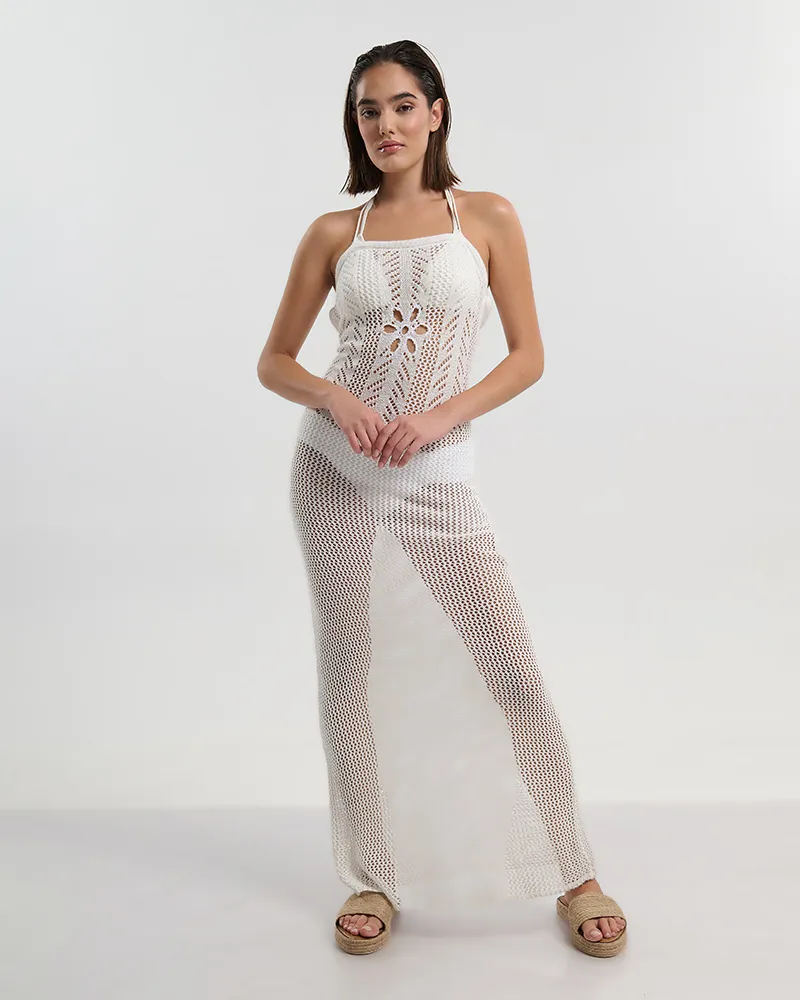 ΑΜΑΝΙΚΟ ΜΑΚΡΥ ΦΟΡΕΜΑ ΣΕ ΛΕΥΚΟ ONE SIZE (100% POLYESTER) ΑΜΑΝΙΚΟ ΜΑΚΡΥ ΦΟΡΕΜΑ ΣΕ ΛΕΥΚΟ ONE SIZE (100% POLYESTER)