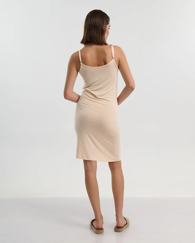 ΜΕΣΟΦΟΡΙ ΣΕ ΜΠΕΖ ΧΡΩΜΑ ONE SIZE (95% VISCOSE, 5% SPANDEX)
