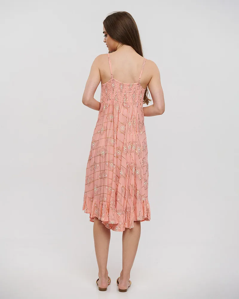 ΦΟΡΕΜΑ ΜΑΚΡΥ ΑΜΑΝΙΚΟ ΣΕ ΣΟΜΟΝ ΧΡΩΜΑ ME LUREX ONE SIZE (100% VISCOSE)