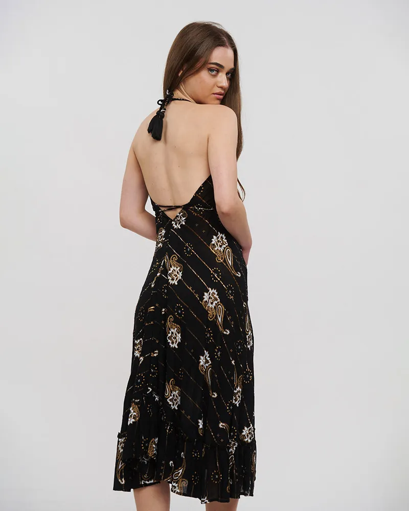 ΦΟΡΕΜΑ ΜΑΚΡΥ ΑΜΑΝΙΚΟ ΣΕ ΜΑΥΡΟ ΧΡΩΜΑ ME LUREX ONE SIZE (100% VISCOSE)