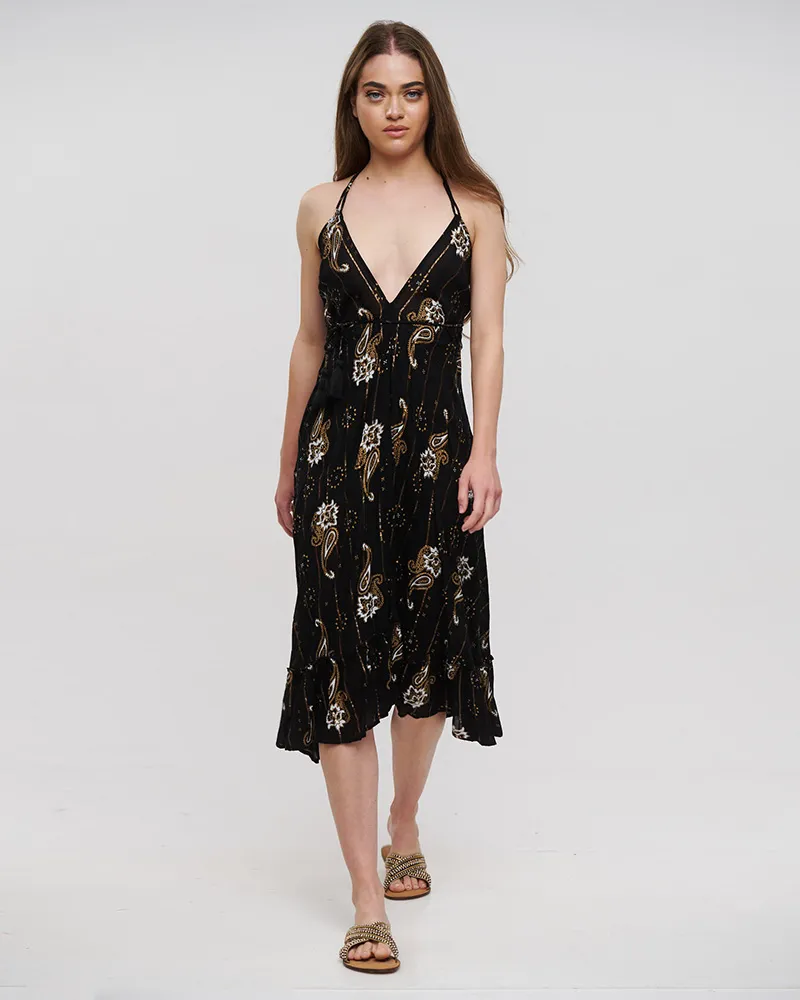 ΦΟΡΕΜΑ ΜΑΚΡΥ ΑΜΑΝΙΚΟ ΣΕ ΜΑΥΡΟ ΧΡΩΜΑ ME LUREX ONE SIZE (100% VISCOSE)