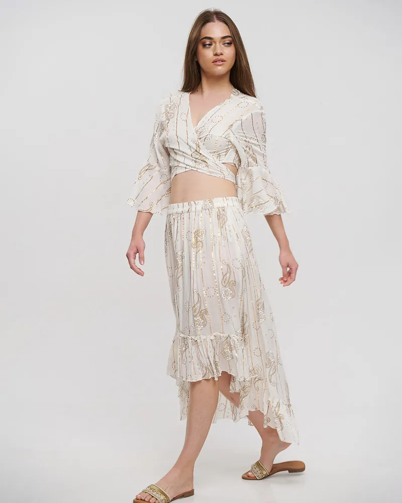 ΤΟΠ KONTO ΔΕΤΟ ΣΕ ΛΕΥΚΟ ΧΡΩΜΑ ΜΕ LUREX ONE SIZE(100% VISCOSE)