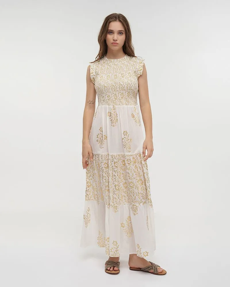 ΦΟΡΕΜΑ ΜΑΚΡΥ AMANIKO ΣΕ ΛΕΥΚΟ ΧΡΩΜΑ ΜΕ ΧΡΥΣΕΣ ΛΕΠΤΟΜΕΡΕΙΕΣ ΟNE SIZE(100% COTTON) ΦΟΡΕΜΑ ΜΑΚΡΥ AMANIKO ΣΕ ΛΕΥΚΟ ΧΡΩΜΑ ΜΕ ΧΡΥΣΕΣ ΛΕΠΤΟΜΕΡΕΙΕΣ ΟNE SIZE(100% COTTON)