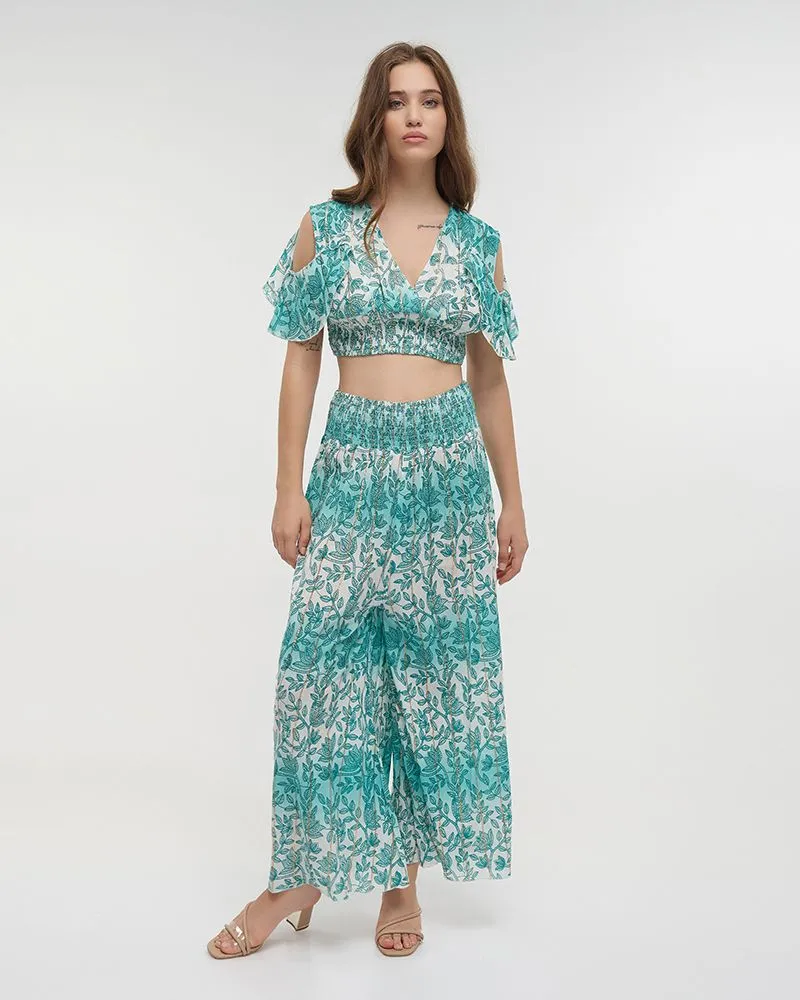 ΤΟΠ ΚΟΝΤΟ ΣΕ ΛΕΥΚΟ/ΠΡΑΣΙΝΟ ΧΡΩΜΑ ΜΕ LUREX ΟNE SIZE(100% VISCOSE) ΤΟΠ ΚΟΝΤΟ ΣΕ ΛΕΥΚΟ/ΠΡΑΣΙΝΟ ΧΡΩΜΑ ΜΕ LUREX ΟNE SIZE(100% VISCOSE)