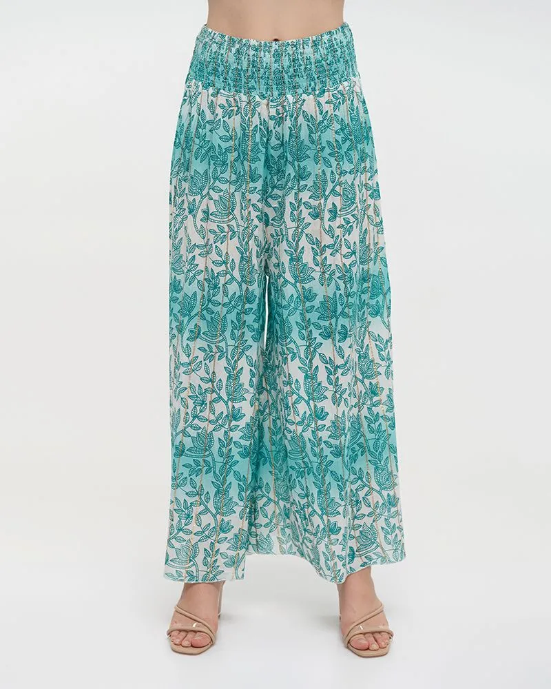 ΠΑΝΤΕΛΟΝΑ ΣΕ ΛΕΥΚΟ/ΠΡΑΣΙΝΟ ΧΡΩΜΑ ΜΕ LUREX ΟNE SIZE(100% VISCOSE) ΠΑΝΤΕΛΟΝΑ ΣΕ ΛΕΥΚΟ/ΠΡΑΣΙΝΟ ΧΡΩΜΑ ΜΕ LUREX ΟNE SIZE(100% VISCOSE)