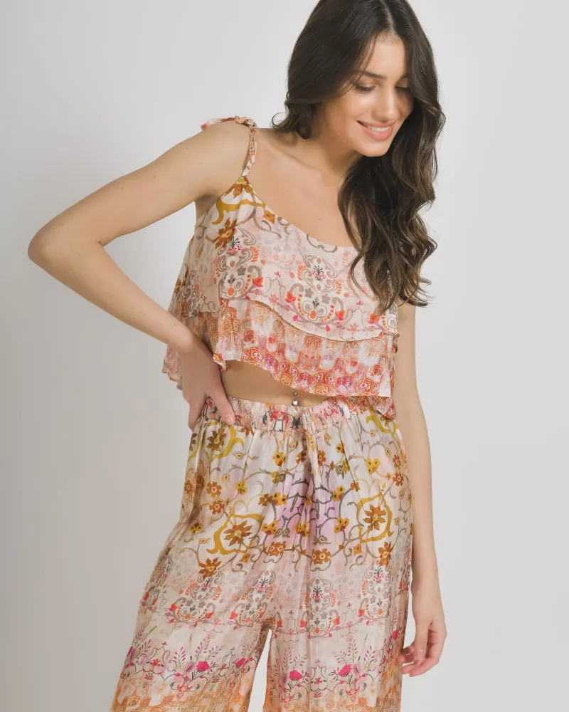 ΤΟΠ ΡΟΖ/ΠΟΡΤΟΚΑΛΙ ΜΕ ΣΧΕΔΙΑ ONE SIZE (60%VISCOSE 40% MODAL) ΤΟΠ ΡΟΖ/ΠΟΡΤΟΚΑΛΙ ΜΕ ΣΧΕΔΙΑ ONE SIZE (60%VISCOSE 40% MODAL)