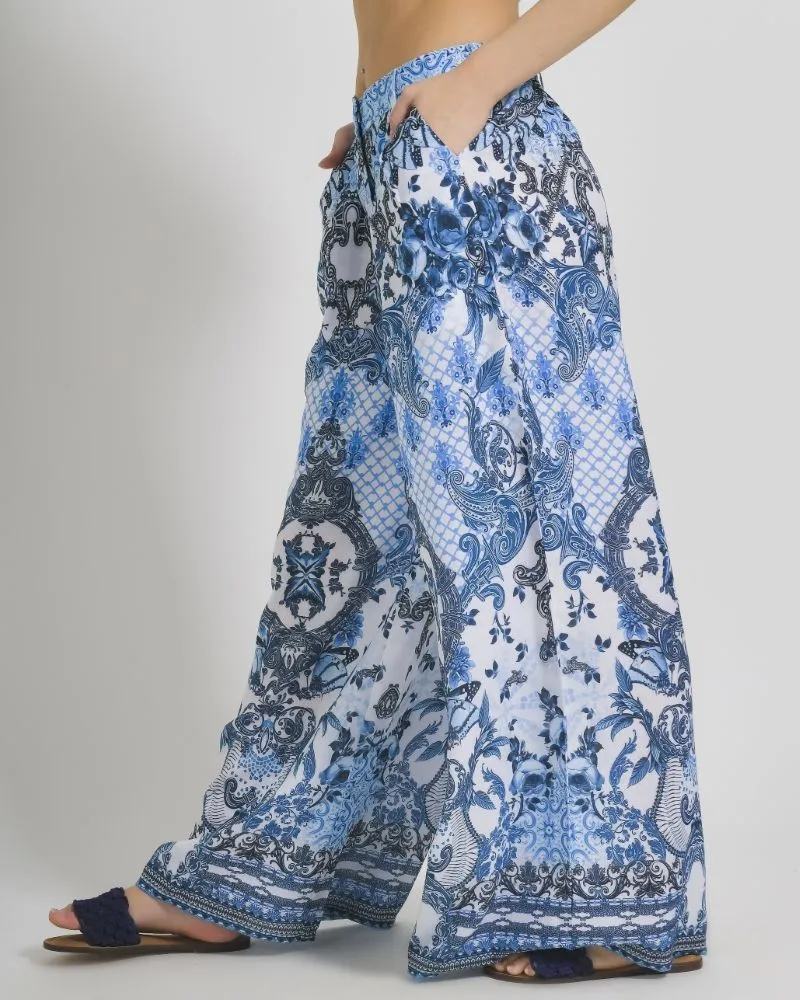 ΠΑΝΤΕΛΟΝΑ ΛΕΥΚΟ ΜΠΛΕ ΜΕ ΣΧΕΔΙΑ ONE SIZE ( 100%LINEN) ΠΑΝΤΕΛΟΝΑ ΛΕΥΚΟ ΜΠΛΕ ΜΕ ΣΧΕΔΙΑ ONE SIZE ( 100%LINEN)