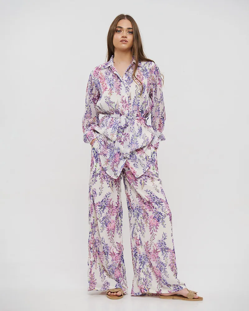 ΠΑΝΤΕΛΟΝΑ ΜΕ ΡΟΖ ΜΩΒ ΛΟΥΛΟΥΔΙΑ S/M (POLYESTER CHIFFON) ΠΑΝΤΕΛΟΝΑ ΜΕ ΡΟΖ ΜΩΒ ΛΟΥΛΟΥΔΙΑ S/M (POLYESTER CHIFFON)