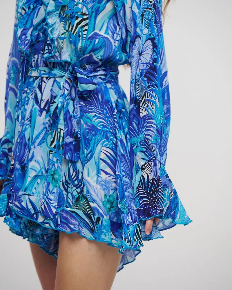 ΟΛΟΣΩΜΗ ΦΟΡΜΑ ΜΠΛΕ/ΤΥΡΚΟΥΑΖ S/M (VISCOSE CREPE)