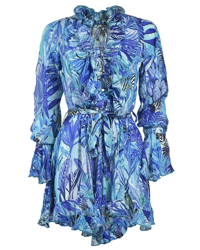 ΟΛΟΣΩΜΗ ΦΟΡΜΑ ΜΠΛΕ/ΤΥΡΚΟΥΑΖ M/L (VISCOSE CREPE) ΟΛΟΣΩΜΗ ΦΟΡΜΑ ΜΠΛΕ/ΤΥΡΚΟΥΑΖ M/L (VISCOSE CREPE)