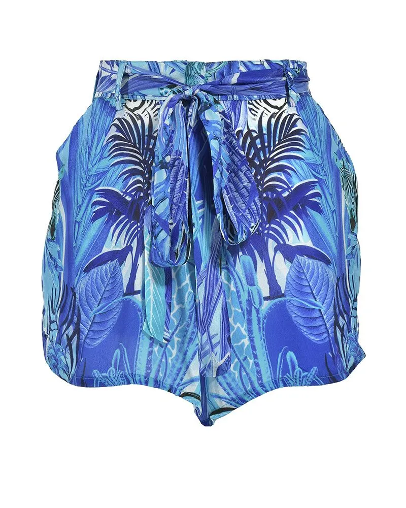 ΣΟΡΤΣΑΚΙ ΜΕ ΖΩΝΗ ΜΠΛΕ/ΤΥΡΚΟΥΑΖ M/L (VISCOSE CREPE)