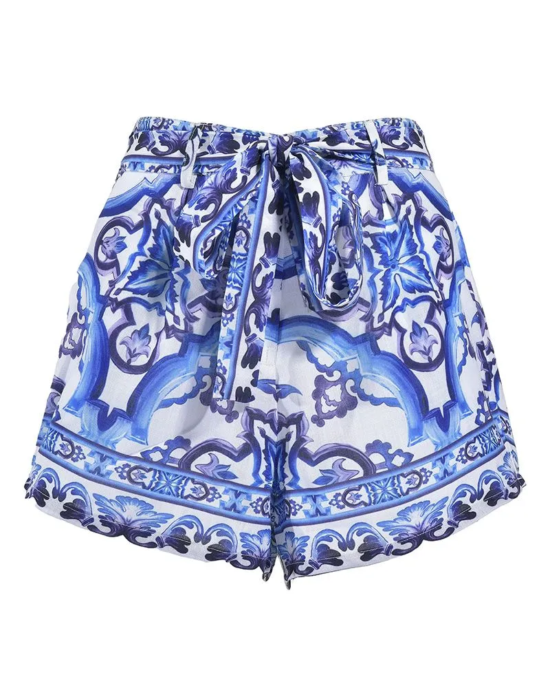 ΣΟΡΤΣΑΚΙ ΜΕ ΖΩΝΗ ΜΠΛΕ/ΛΕΥΚΟ/ΜΩΒ M/L (LINEN)