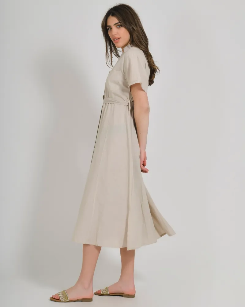 ΠΟΥΚΑΜΙΣΑ KONTOMANIKH ΣΕ ΜΠΕΖ ΧΡΩΜΑ ΜΕ ΖΩΝΗ ONE SIZE (100% COTTON) ΠΟΥΚΑΜΙΣΑ KONTOMANIKH ΣΕ ΜΠΕΖ ΧΡΩΜΑ ΜΕ ΖΩΝΗ ONE SIZE (100% COTTON)