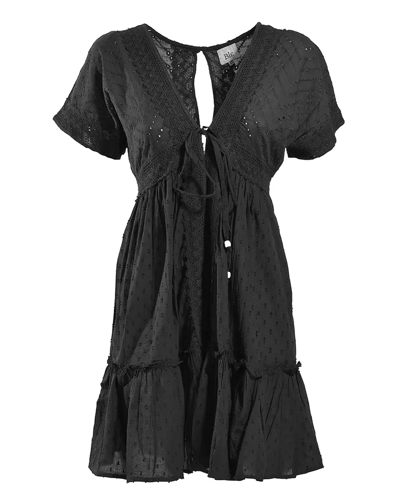 ΚΙΜΟΝΟ ΣΕ ΜΑΥΡΟ ΧΡΩΜΑ ONE SIZE (100% COTTON)