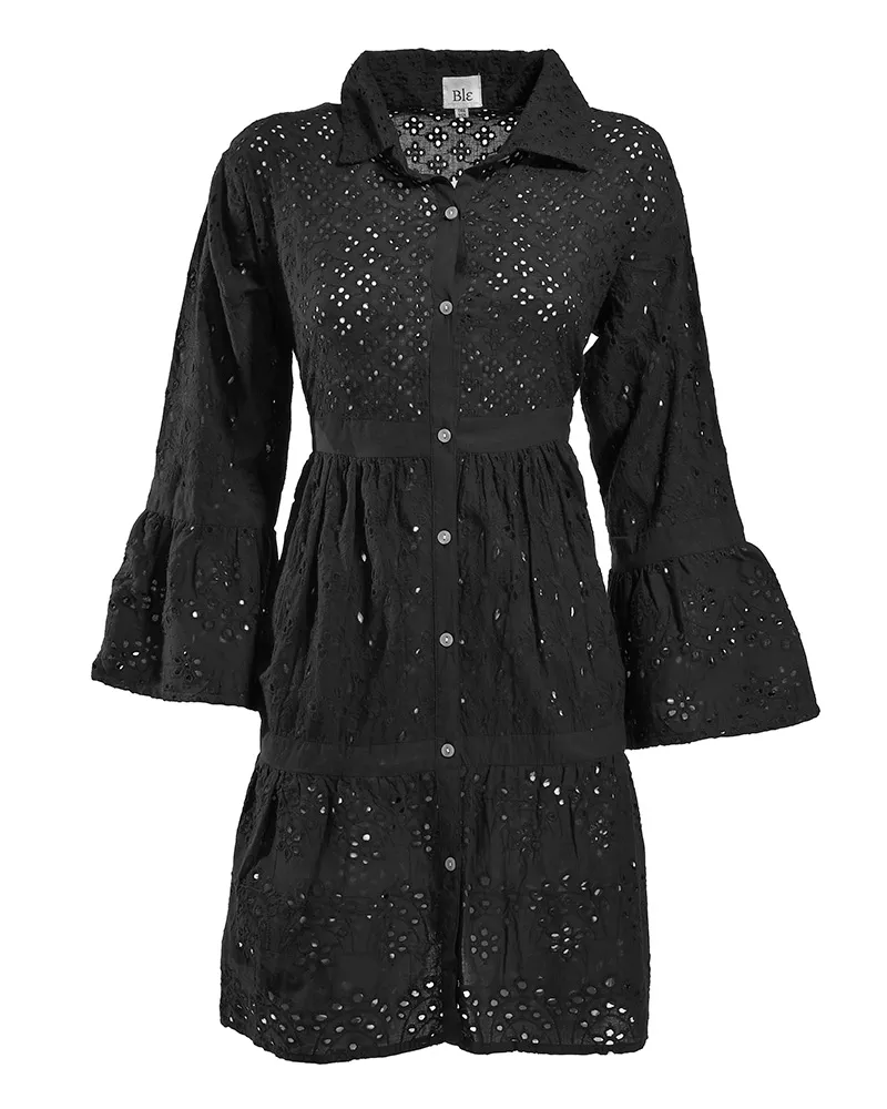 ΦΟΡΕΜΑ/ΠΟΥΚΑΜΙΣΑ ΣΕ ΜΑΥΡΟ ΧΡΩΜΑ ONE SIZE (100% COTTON)