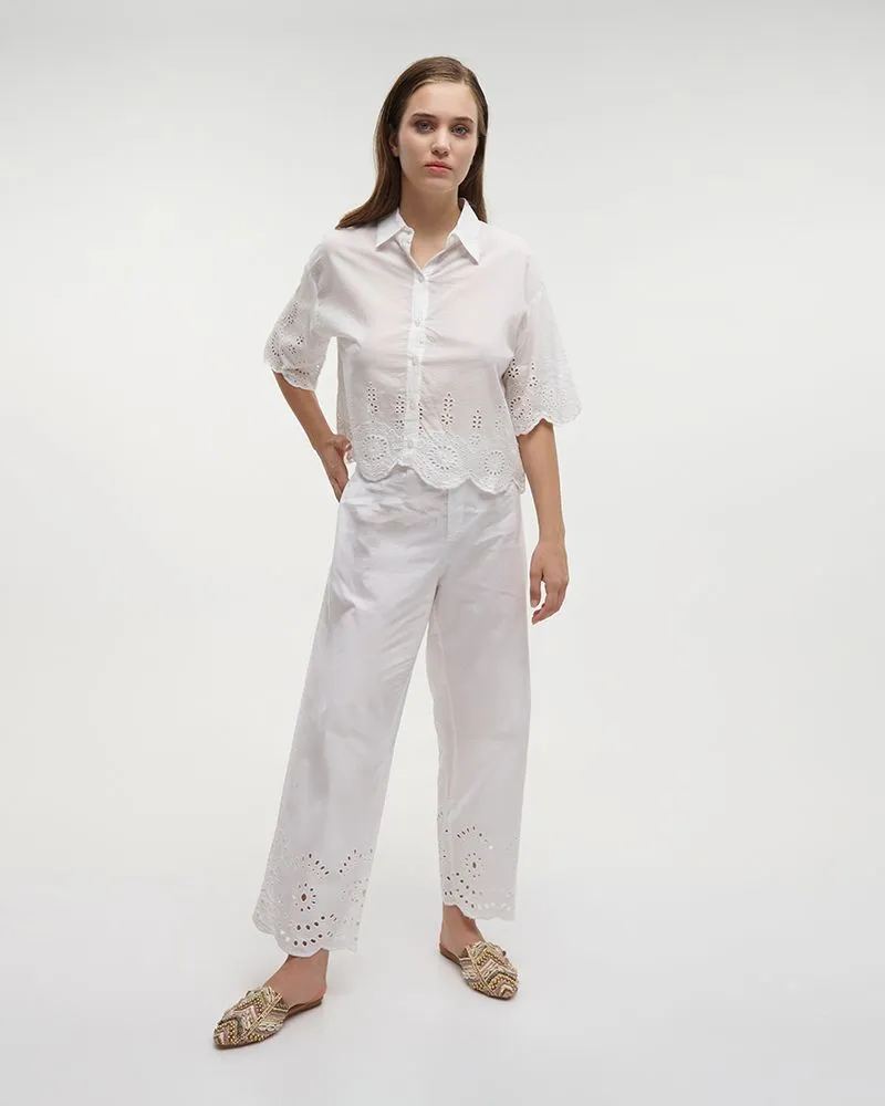 S/2 ΠΟΥΚΑΜΙΣΟ ΚΟΝΤΟ ΚΑΙ ΠΑΝΤΕΛΟΝΑ ΣΕ ΛΕΥΚΟ ΧΡΩΜΑ ONE SIZE (100% COTTON) S/2 ΠΟΥΚΑΜΙΣΟ ΚΟΝΤΟ ΚΑΙ ΠΑΝΤΕΛΟΝΑ ΣΕ ΛΕΥΚΟ ΧΡΩΜΑ ONE SIZE (100% COTTON)