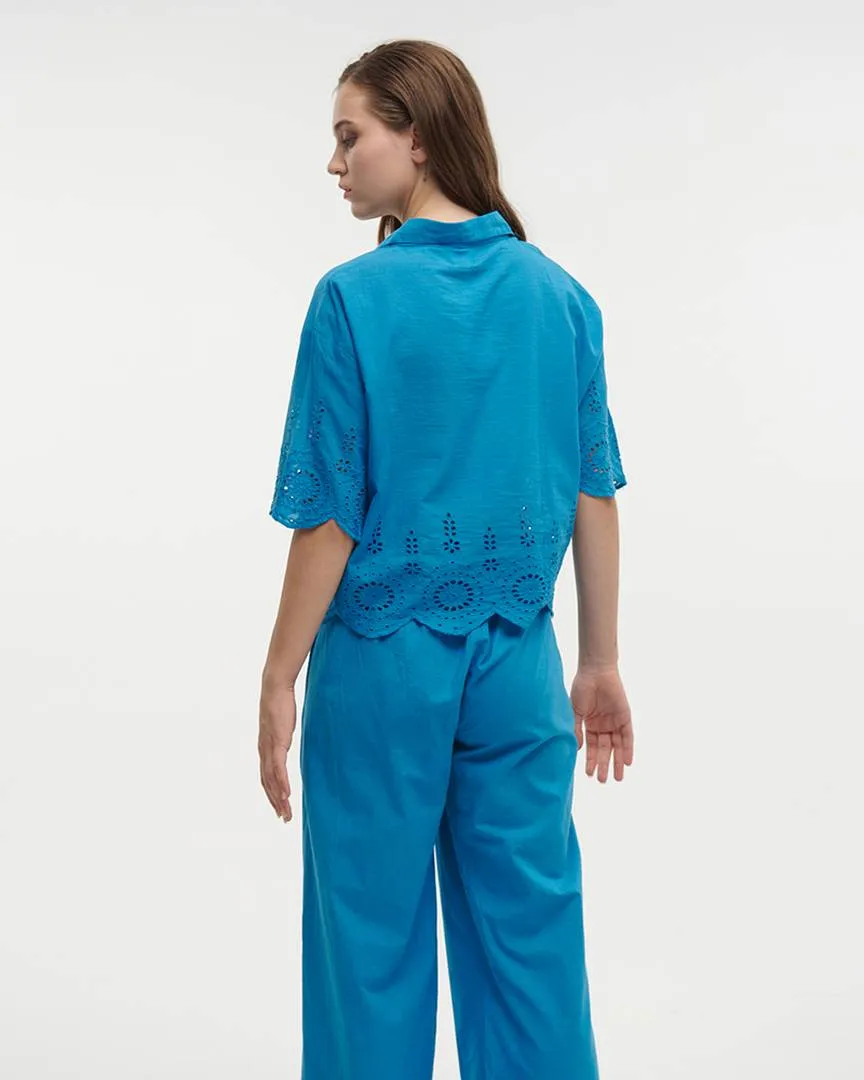 S/2 ΠΟΥΚΑΜΙΣΟ ΚΟΝΤΟ ΚΑΙ ΠΑΝΤΕΛΟΝΑ ΣΕ ΜΠΛΕ ΧΡΩΜΑ ONE SIZE (100% COTTON) S/2 ΠΟΥΚΑΜΙΣΟ ΚΟΝΤΟ ΚΑΙ ΠΑΝΤΕΛΟΝΑ ΣΕ ΜΠΛΕ ΧΡΩΜΑ ONE SIZE (100% COTTON)