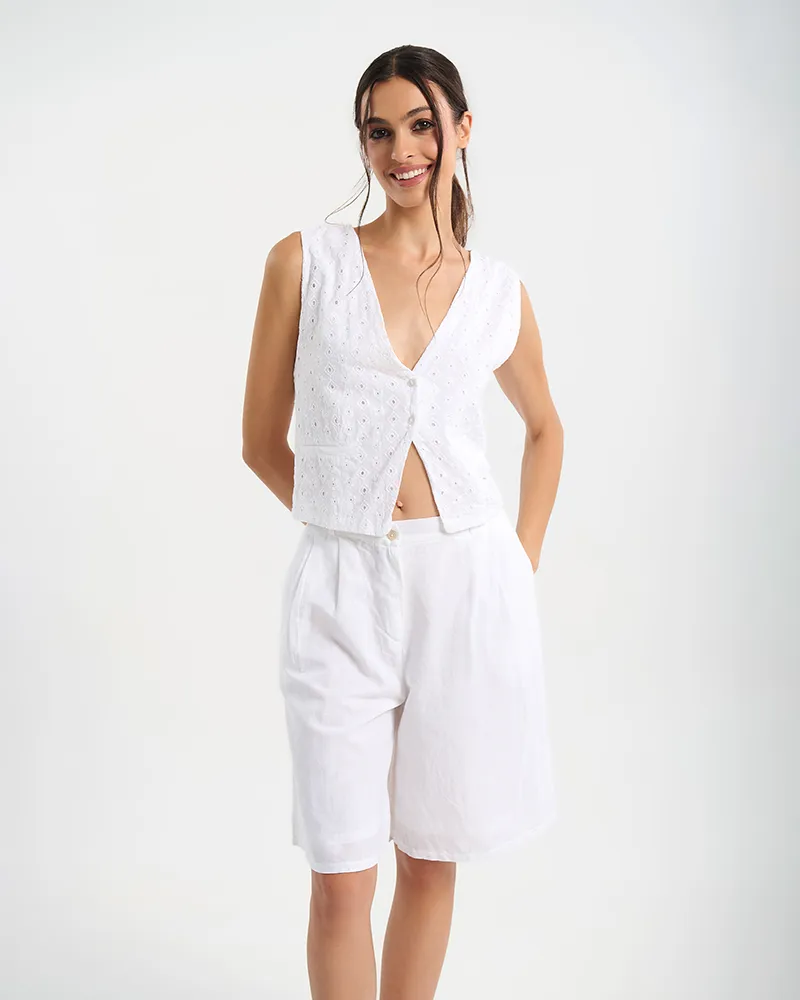 ΓΙΛΕΚΑΚΙ ΑΜΑΝΙΚΟ ΣΕ ΛΕΥΚΌ ONE SIZE ( 100% COTTON)