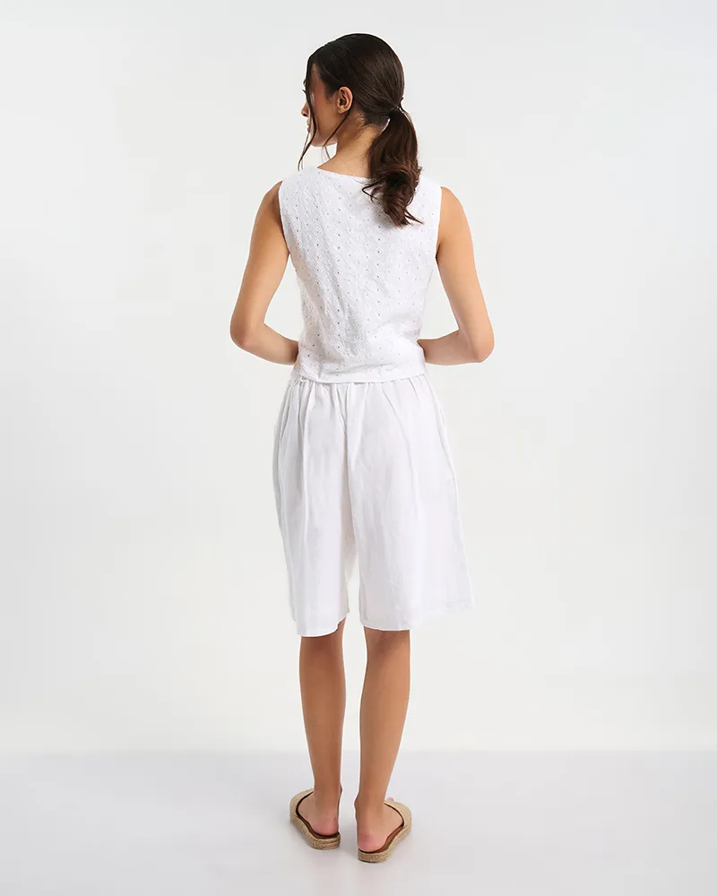 ΓΙΛΕΚΑΚΙ ΑΜΑΝΙΚΟ ΣΕ ΛΕΥΚΌ ONE SIZE ( 100% COTTON)