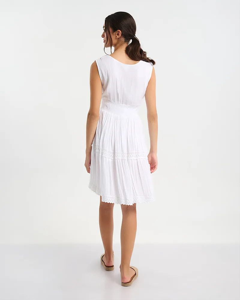 ΦΟΡΕΜΑ ΑΜΑΝΙΚΟ ΜΕ ΚΕΝΤΗΜΑΤΑ ONE SIZE ( 100% COTTON)