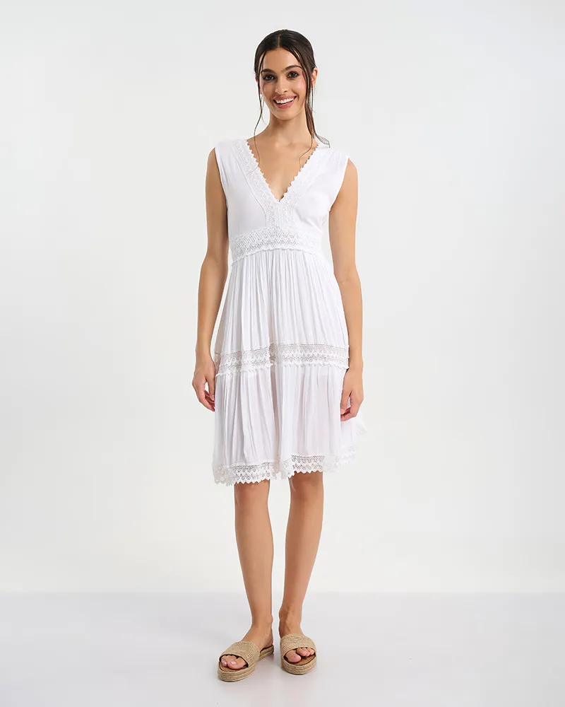 ΦΟΡΕΜΑ ΑΜΑΝΙΚΟ ΜΕ ΚΕΝΤΗΜΑΤΑ ONE SIZE ( 100% COTTON)