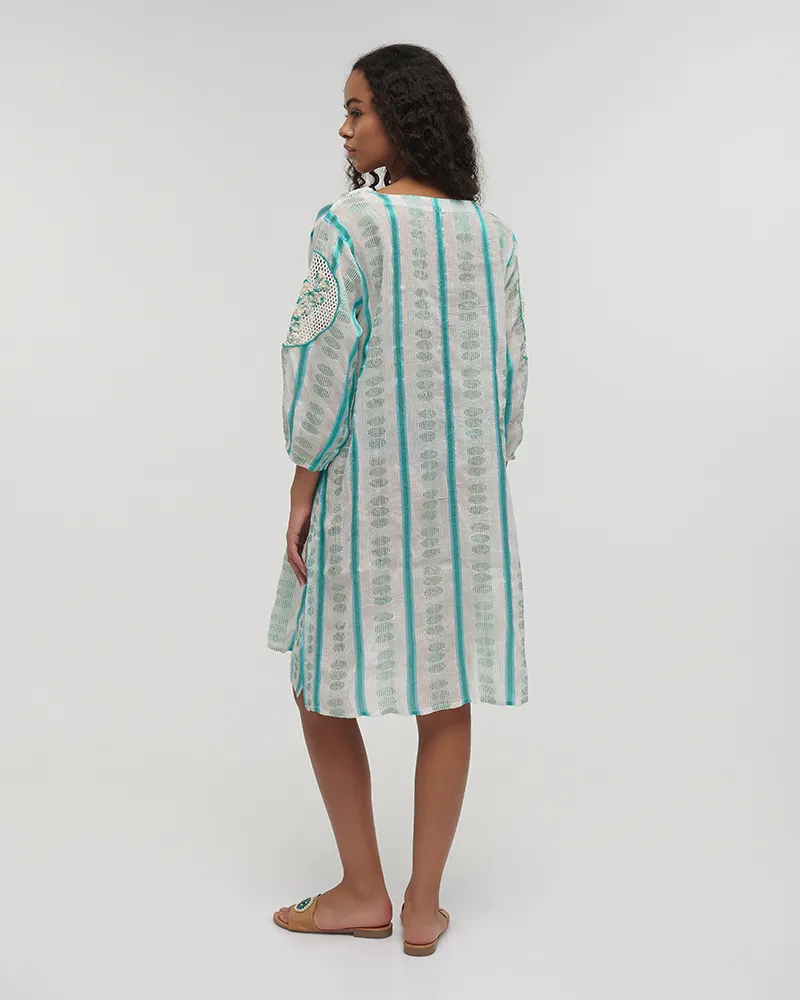 ΠΟΥΚΑΜΙΣΑ ΚΟΝΤΗ 3/4 ΛΕΥΚΗ/ΜΠΛΕ M/L (100% COTTON) ΠΟΥΚΑΜΙΣΑ ΚΟΝΤΗ 3/4 ΛΕΥΚΗ/ΜΠΛΕ M/L (100% COTTON)