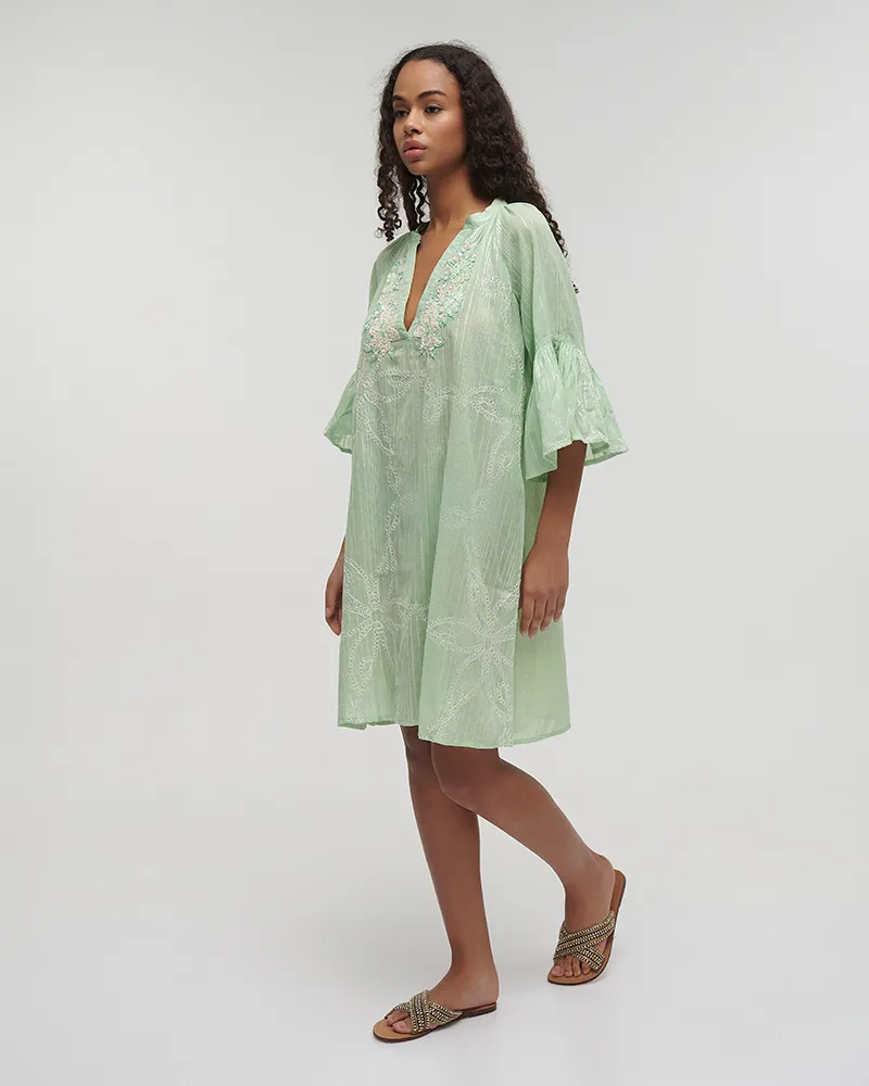 ΦΟΡΕΜΑ ΚΟΝΤΟ 3/4 ΜΕΝΤΑ M/L (100% COTTON)