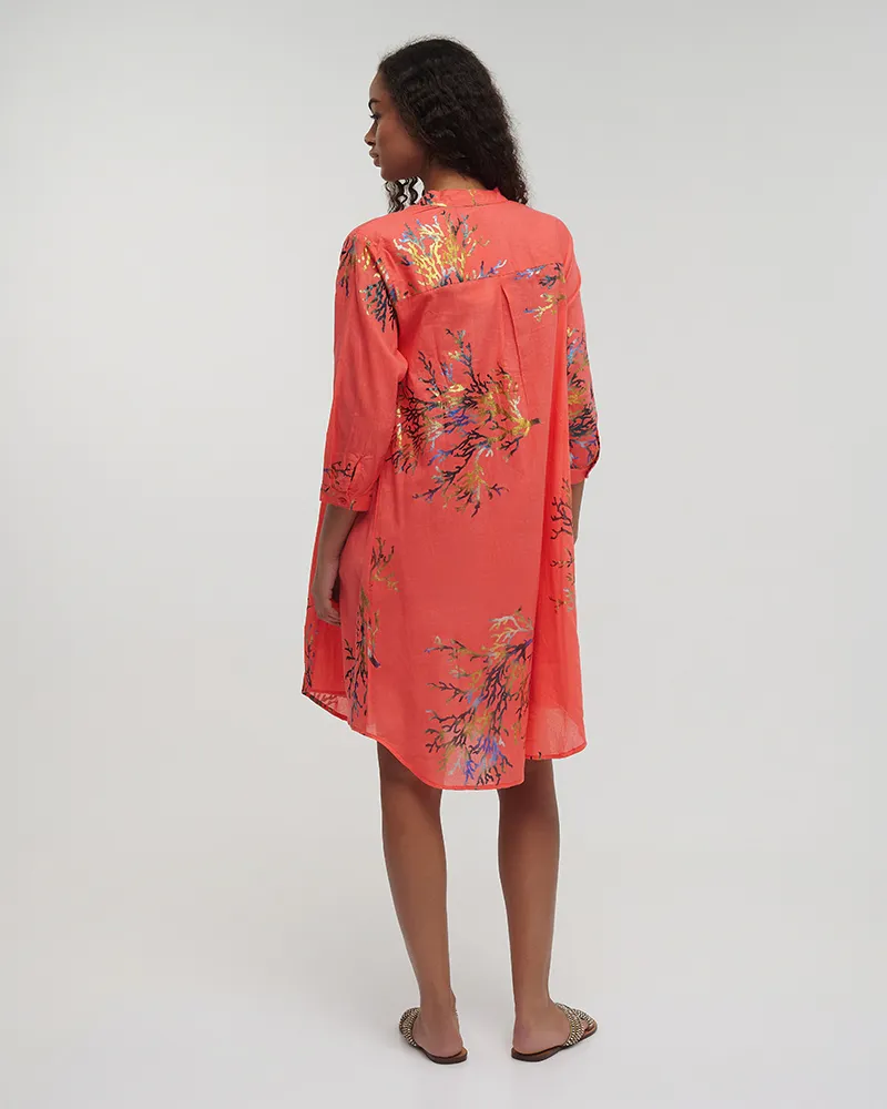 ΦΟΡΕΜΑ ΚΟΝΤΟ ΚΟΚΚΙΝΟ ONE SIZE (100% COTTON)