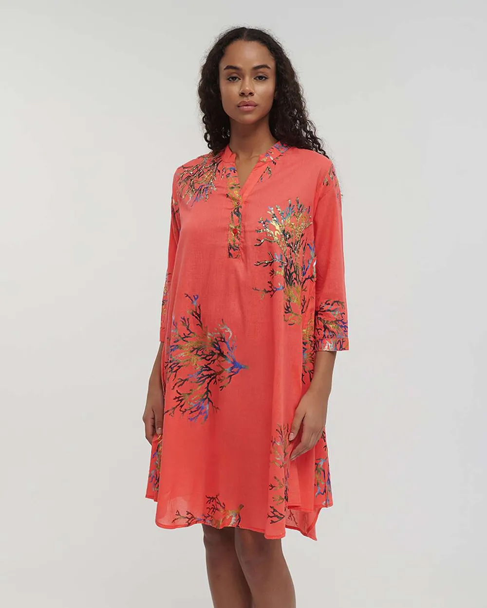 ΦΟΡΕΜΑ ΚΟΝΤΟ ΚΟΚΚΙΝΟ ONE SIZE (100% COTTON)