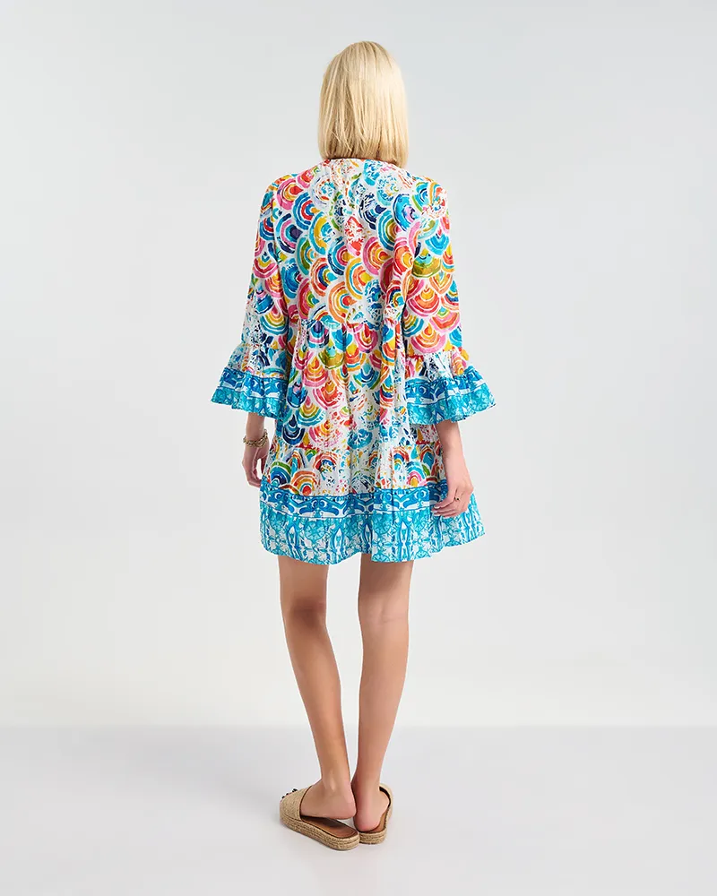 ΚΟΝΤΟ ΦΟΡΕΜΑ/ΚΑΦΤΑΝΙ ''RAINBOW'' ONE SIZE ( 100% COTTON)