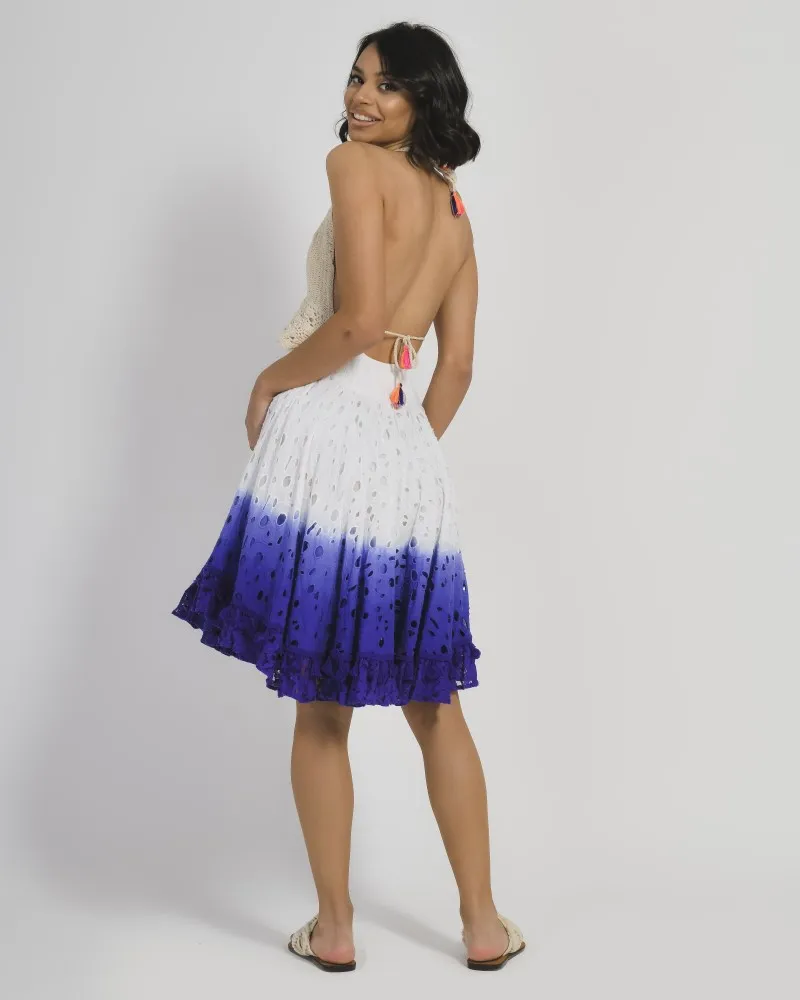 ΦΟΡΕΜΑ AMANIKO ΛΕΥΚΟ ΜΠΛΕ L/XL (100% COTTON)