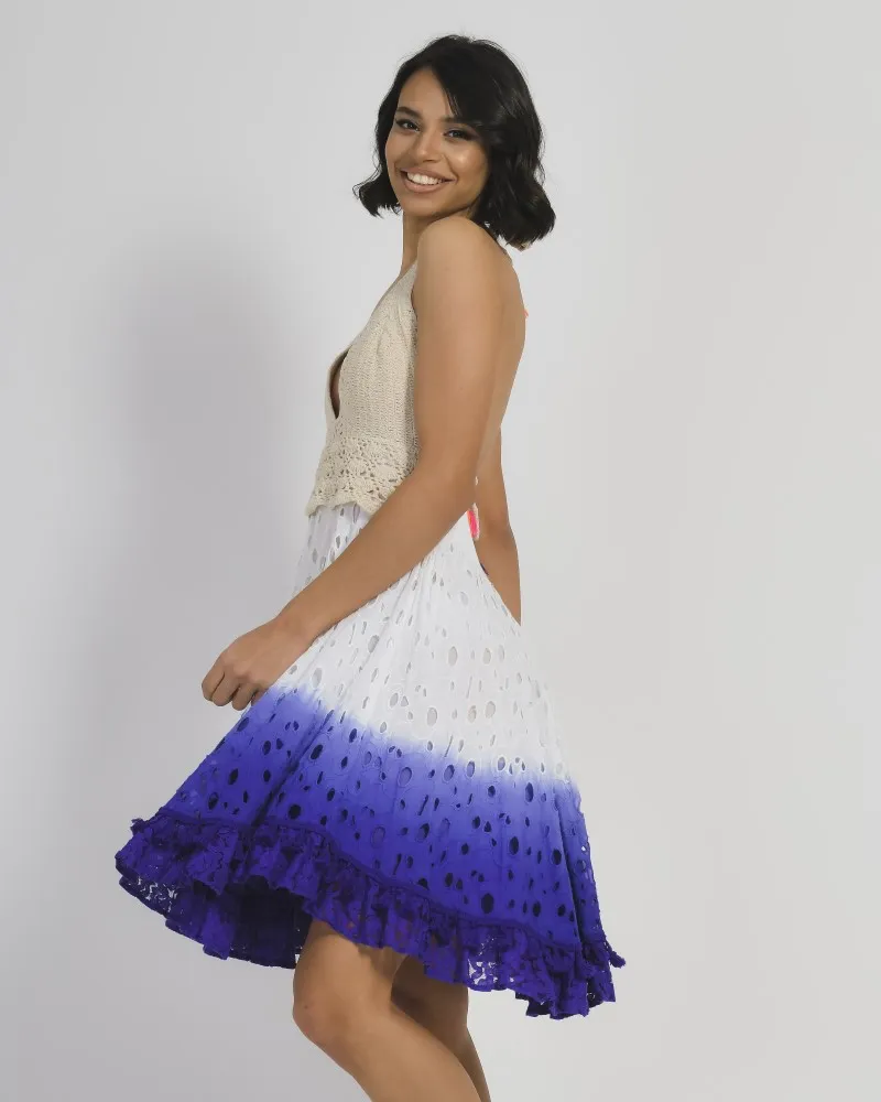 ΦΟΡΕΜΑ AMANIKO ΛΕΥΚΟ ΜΠΛΕ L/XL (100% COTTON)