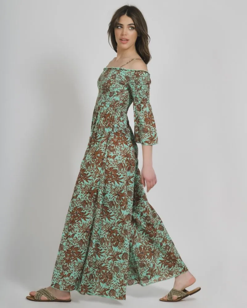 ΟΛΟΣΩΜΗ ΦΟΡΜΑ ΣΕ ΚΑΦΕ/ΠΡΑΣΙΝΟ ΧΡΩΜΑ ΜΕ ΛΟΥΛΟΥΔΙΑ ONE SIZE (100% COTTON) ΟΛΟΣΩΜΗ ΦΟΡΜΑ ΣΕ ΚΑΦΕ/ΠΡΑΣΙΝΟ ΧΡΩΜΑ ΜΕ ΛΟΥΛΟΥΔΙΑ ONE SIZE (100% COTTON)