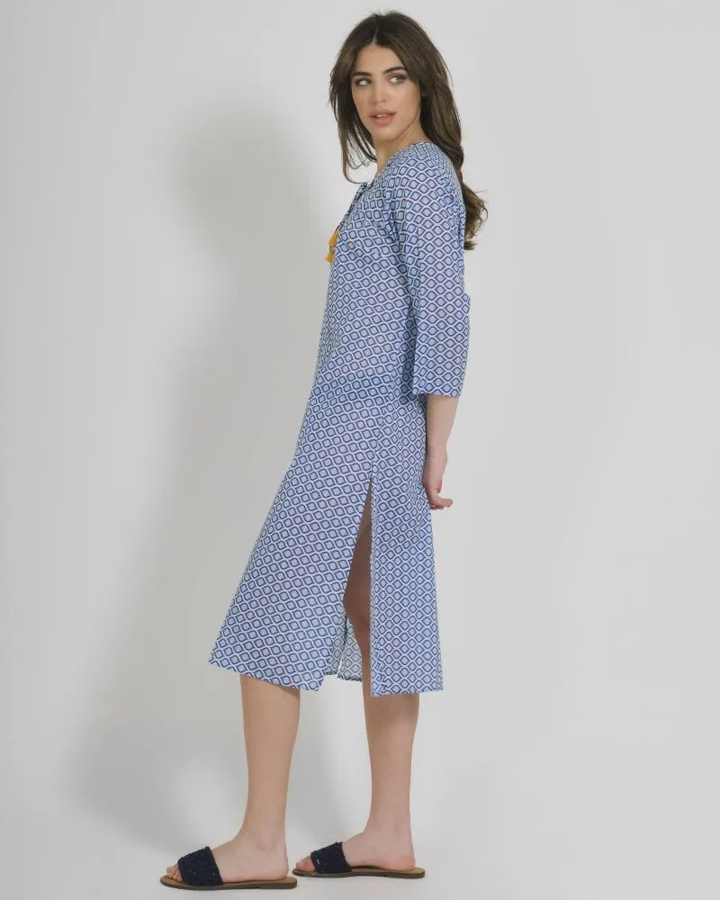 ΚΑΦΤΑΝΙ/TUNIC ΣΕ ΜΠΛΕ/ΛΕΥΚΟ ΧΡΩΜΑ ΚΑΙ ΦΟΥΝΤΑΚΙΑ ONE SIZE (100% COTTON) ΚΑΦΤΑΝΙ/TUNIC ΣΕ ΜΠΛΕ/ΛΕΥΚΟ ΧΡΩΜΑ ΚΑΙ ΦΟΥΝΤΑΚΙΑ ONE SIZE (100% COTTON)