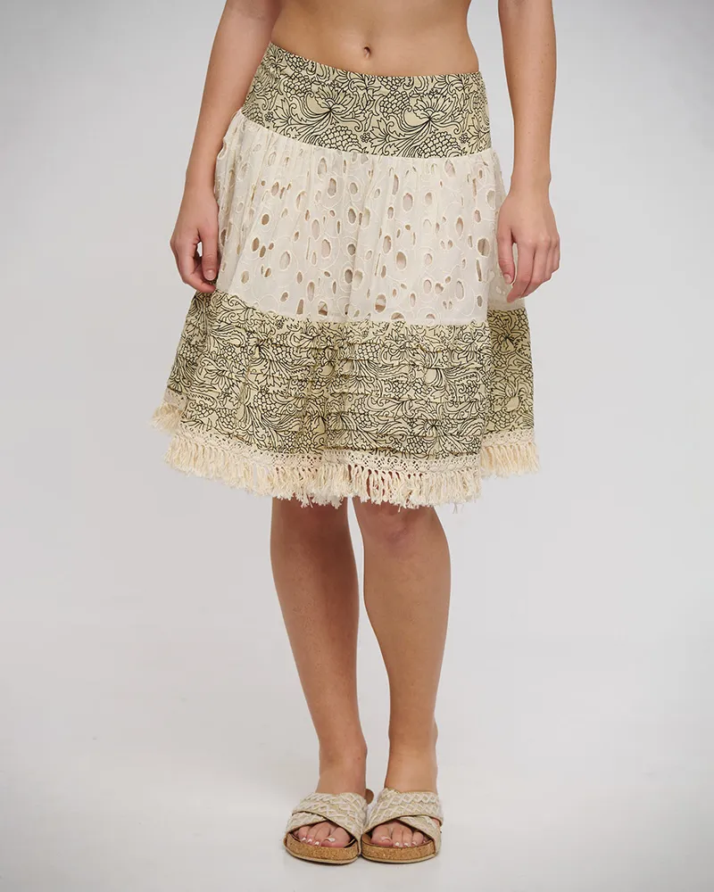 S/2 ΤΟΠ ΚΑΙ ΦΟΥΣΤΑ ΜΠΕΖ ΜΕ ΚΙΠΟΥΡ ΚΑΙ ΜΑΥΡΕΣ ΛΕΠΤΟΜΕΡΕΙΕΣ ONE SIZE (100% COTTON FLEX)