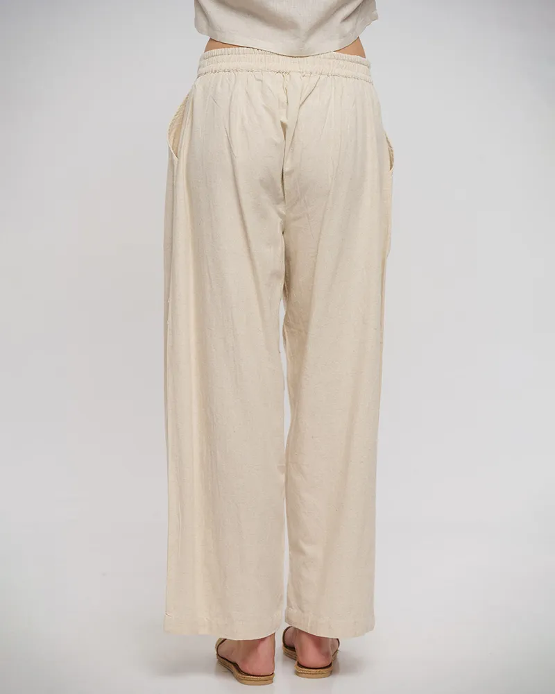 ΠΑΝΤΕΛΟΝΑ ΜΠΕΖ ΜΕ ΧΑΝΤΡΕΣ ONE SIZE (100% COTTON FLEX)