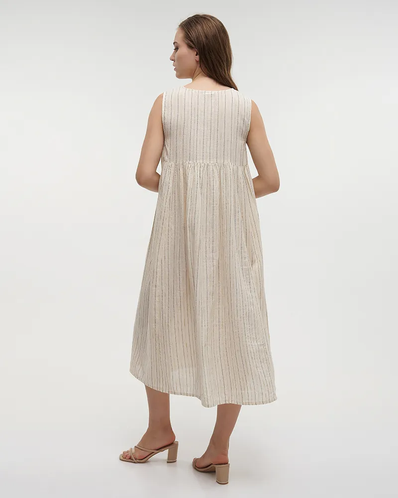 ΦΟΡΕΜΑ MIDI ΜΠΕΖ ΜΕ ΡΙΓΕΣ S/M (100% COTTON) ΦΟΡΕΜΑ MIDI ΜΠΕΖ ΜΕ ΡΙΓΕΣ S/M (100% COTTON)