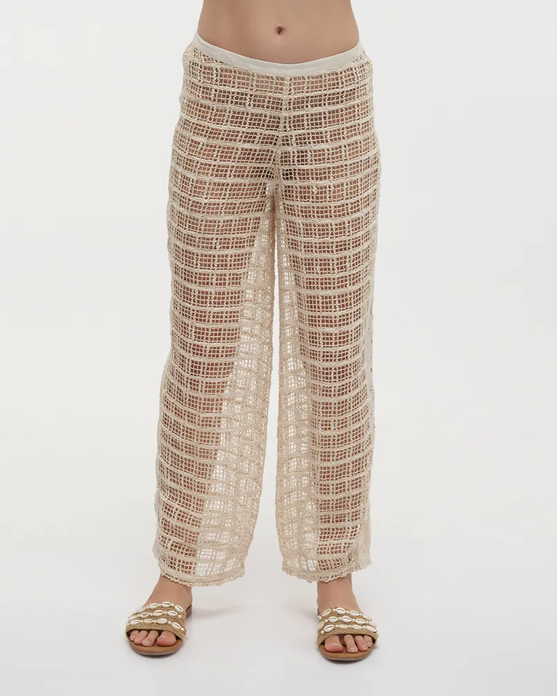 ΠΑΝΤΕΛΟΝΑ ΕΚΡΟΥ ΔΙΑΤΡΗΤΗ S/M (100% COTTON ΝΕΤ)