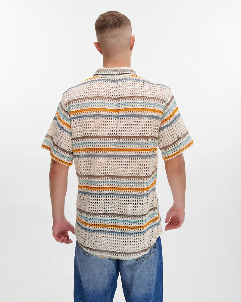 ΠΟΥΚΑΜΙΣΟ ΕΚΡΟΥ ΜΕ ΠΟΛΥΧΡΩΜΕΣ ΡΙΓΕΣ L/XL (100% COTTON ΝΕΤ) ΠΟΥΚΑΜΙΣΟ ΕΚΡΟΥ ΜΕ ΠΟΛΥΧΡΩΜΕΣ ΡΙΓΕΣ L/XL (100% COTTON ΝΕΤ)