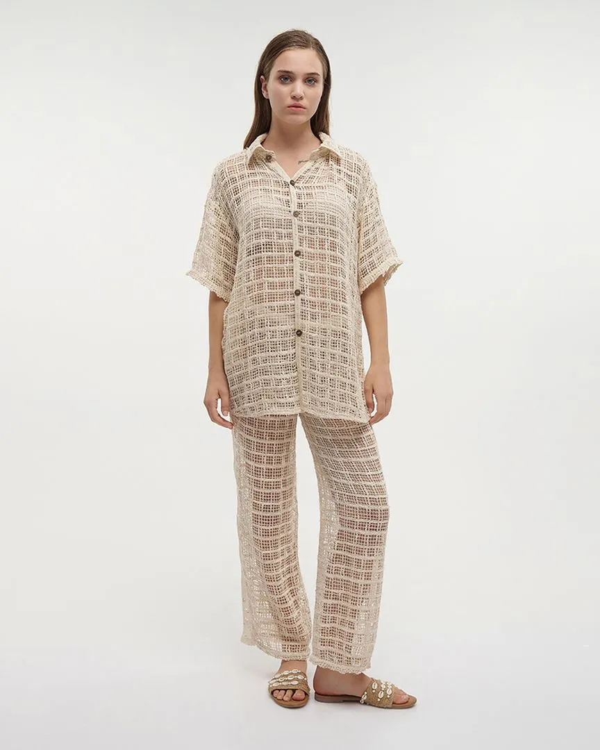 ΠΟΥΚΑΜΙΣΟ ΕΚΡΟΥ ΔΙΑΤΡΗΤΟ L/XL (100% COTTON ΝΕΤ) ΠΟΥΚΑΜΙΣΟ ΕΚΡΟΥ ΔΙΑΤΡΗΤΟ L/XL (100% COTTON ΝΕΤ)