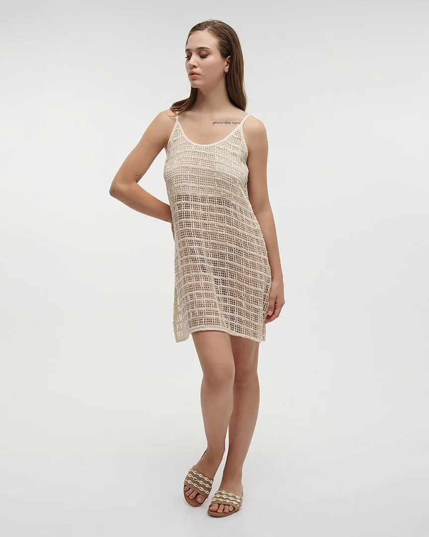 ΦΟΡΕΜΑ ΚΟΝΤΟ ΕΚΡΟΥ ΔΙΑΤΡΗΤΟ L/XL (100% COTTON ΝΕΤ)