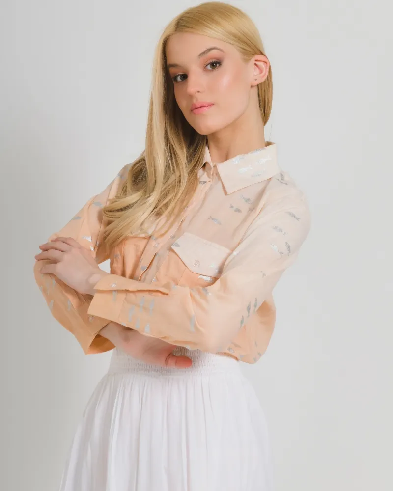 ΠΟΥΚΑΜΙΣΟ ΣΕ ΠΟΡΤΟΚΑΛΙ ΧΡΩΜΑ ΜΕ ΨΑΡΙΑ ONE SIZE (100% COTTON) ΠΟΥΚΑΜΙΣΟ ΣΕ ΠΟΡΤΟΚΑΛΙ ΧΡΩΜΑ ΜΕ ΨΑΡΙΑ ONE SIZE (100% COTTON)