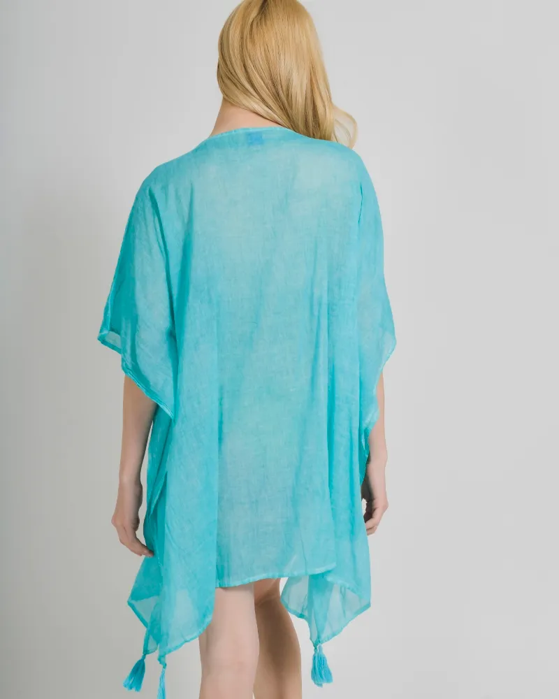 ΚΑΦΤΑΝΙ/ΦΟΡΕΜΑ ΣΕ ΤΥΡΚΟΥΑΖ ΧΡΩΜΑ ΜΕ ΜΑΤΙΑ ΜΕ ΧΑΝΤΡΕΣ ONE SIZE (100% COTTON) ΚΑΦΤΑΝΙ/ΦΟΡΕΜΑ ΣΕ ΤΥΡΚΟΥΑΖ ΧΡΩΜΑ ΜΕ ΜΑΤΙΑ ΜΕ ΧΑΝΤΡΕΣ ONE SIZE (100% COTTON)